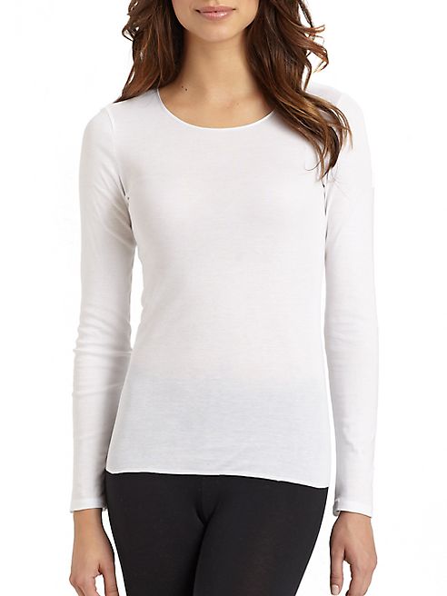 Hanro - Cotton Seamless Long-Sleeve Top