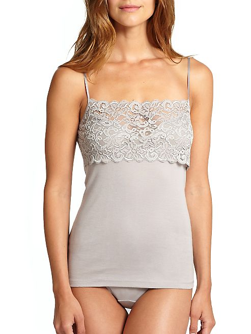 Hanro - Luxury Moments - Wide Lace Spaghetti Camisole