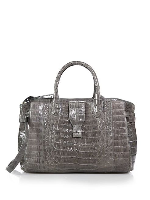 Nancy Gonzalez - Cristina Medium Crocodile Satchel