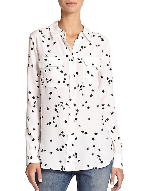 Equipment - Starry Night Slim Signature Shirt