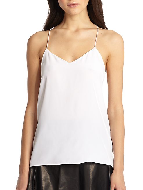 Tibi - Silk Crepe de Chine Camisole Top