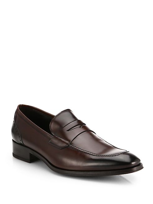 To Boot New York - Moore Leather Penny Loafers