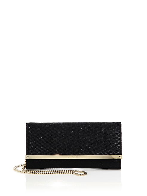 Jimmy Choo - Milla Glitter Chain Wallet