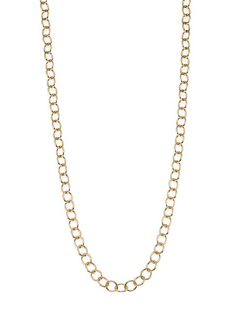 Temple St. Clair - 18K Yellow Gold Classic Oval Link Necklace Chain/18