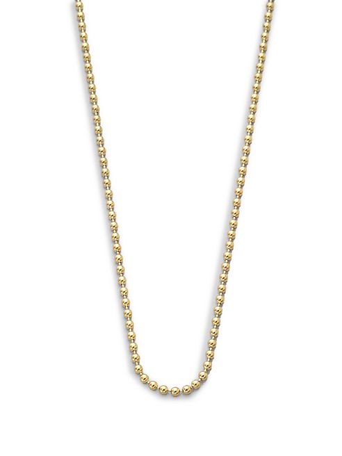 Temple St. Clair - 18K Yellow Gold Ball Necklace Chain/16