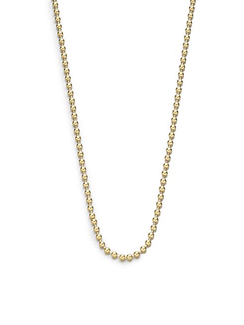 Temple St. Clair - 18K Yellow Gold Ball Necklace Chain/18