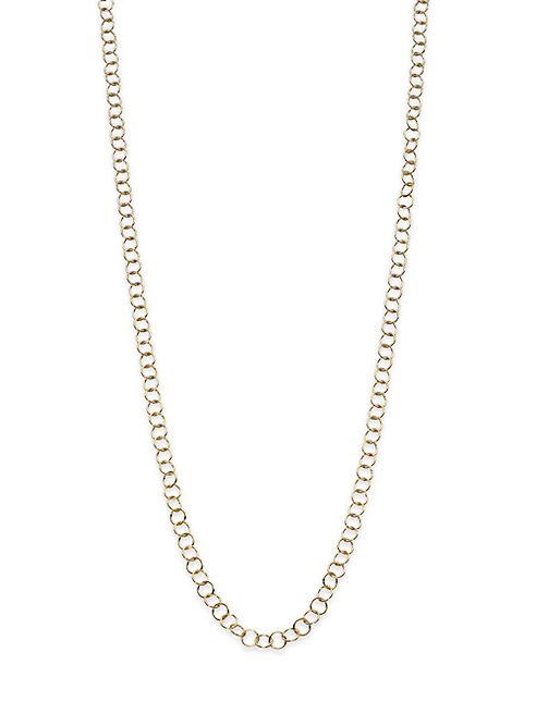 Temple St. Clair - 18K Yellow Gold Small Round Link Chain Necklace