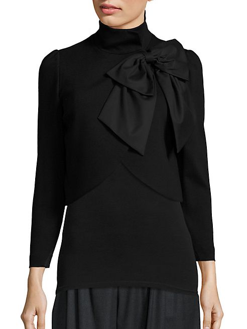 Alice + Olivia - Addison Bow Collar Cardigan