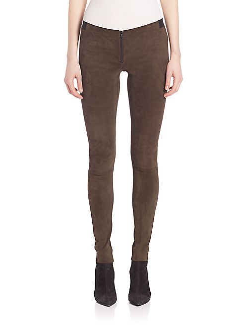 Alice + Olivia - Suede Legging Pants